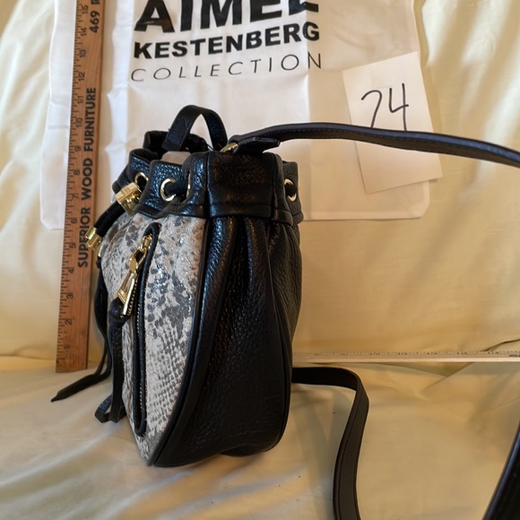 Brand new Aimee Kestenberg Mini Pebble Leather Drawstring Purse (Sasha) - Picture 7 of 16